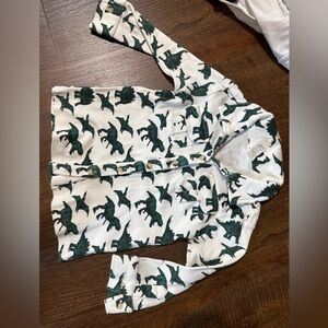 Kate Quinn Organic cotton dinosaur button down